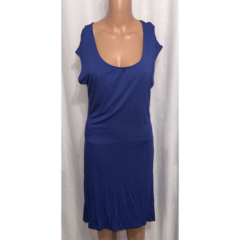 NEW WITH TAGS Old Navy midi Dress Womens Small petite BLUE